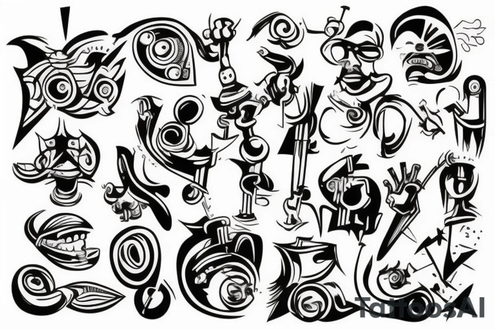 Bicep tattoo idea