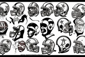 Football tattoo idea