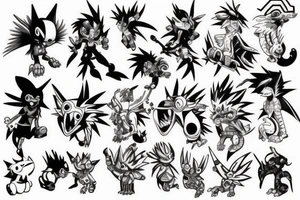 Digimon tattoo idea