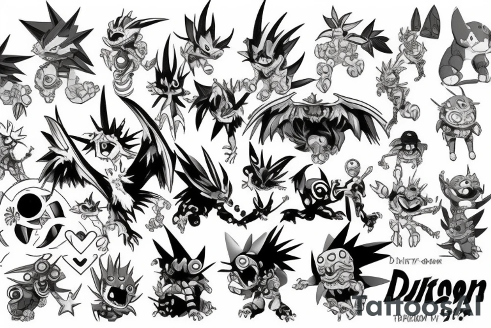 Digimon tattoo idea