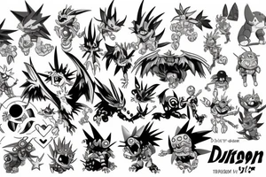 Digimon tattoo idea