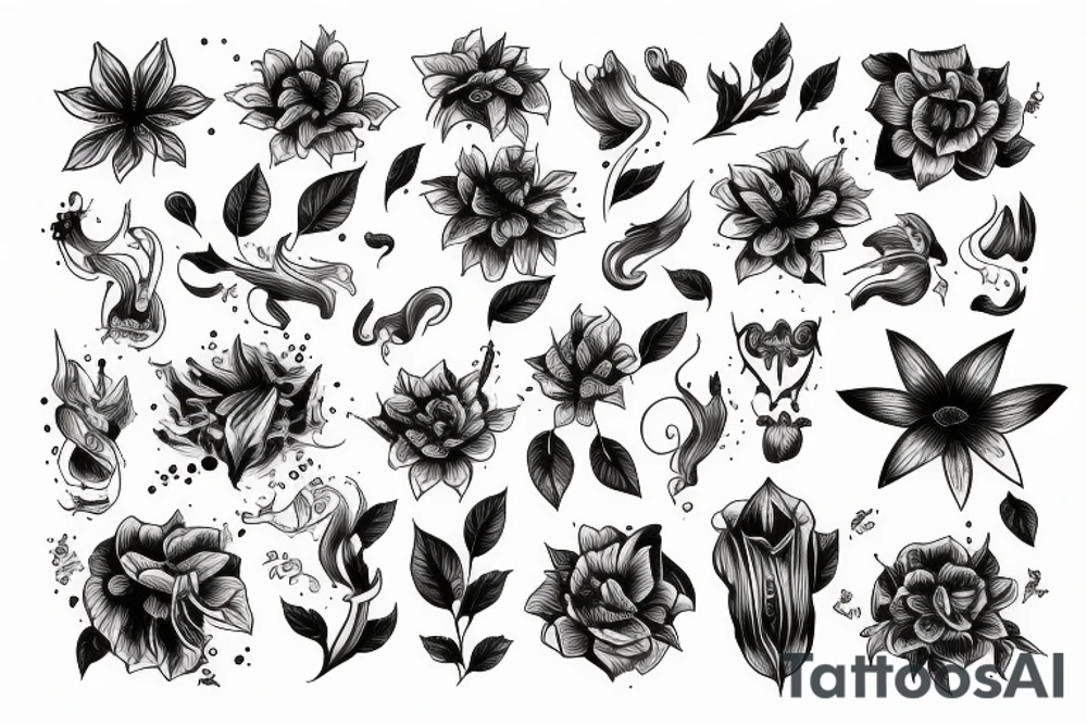Unendlichkeitsblume tattoo idea