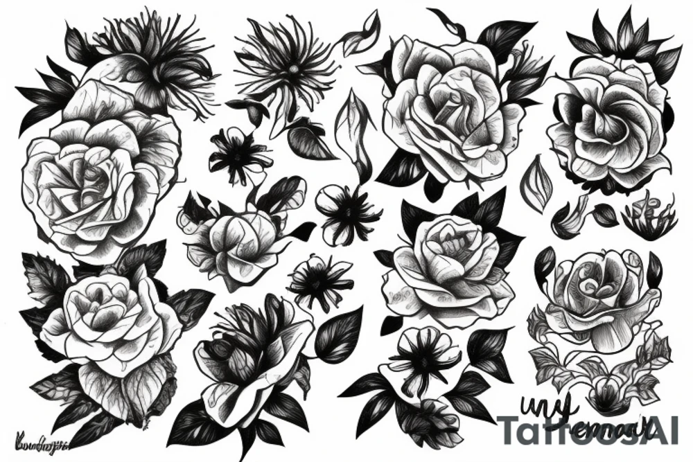 Unendlichkeitsblume tattoo idea