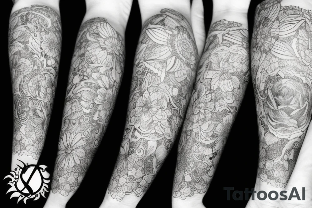 Unendlichkeitsblume tattoo idea