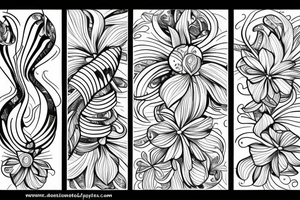 infinity flower tattoo idea