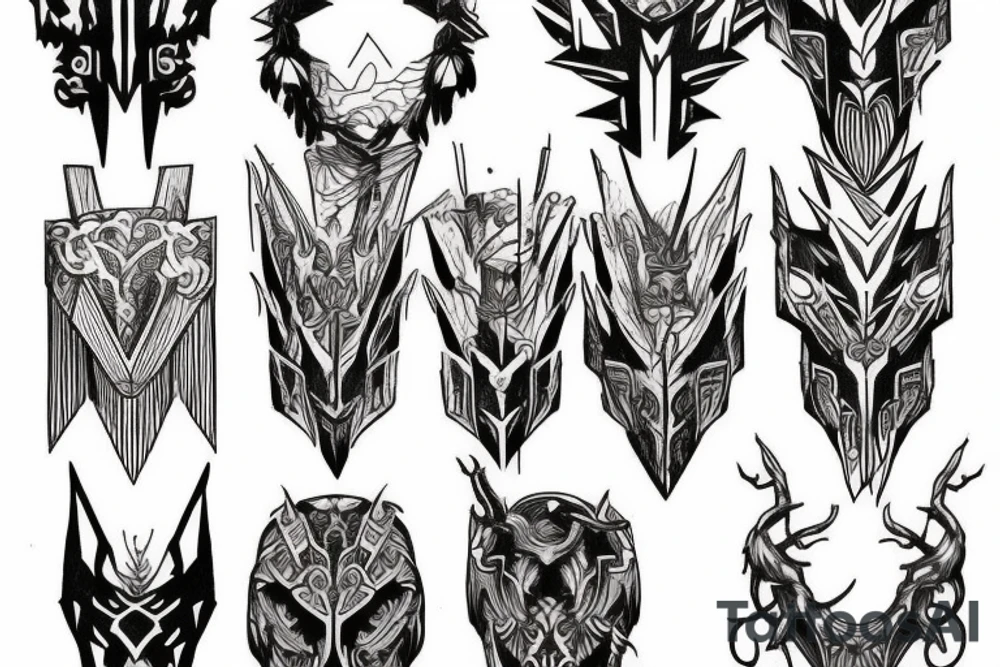 The house of wolves tattoo idea