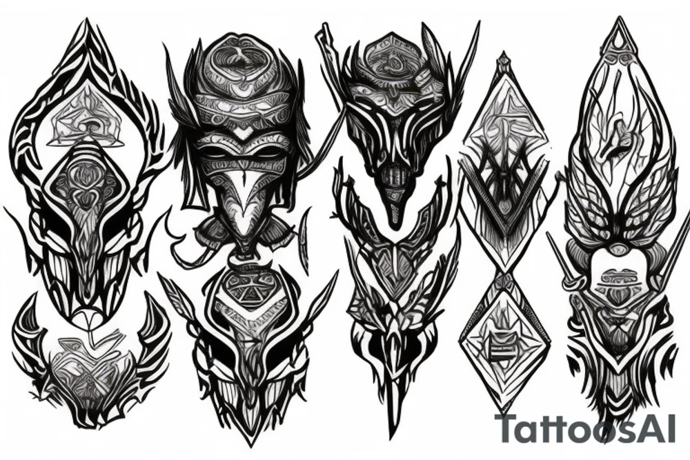 The house of wolves tattoo idea