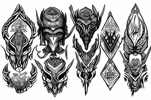 The house of wolves tattoo idea