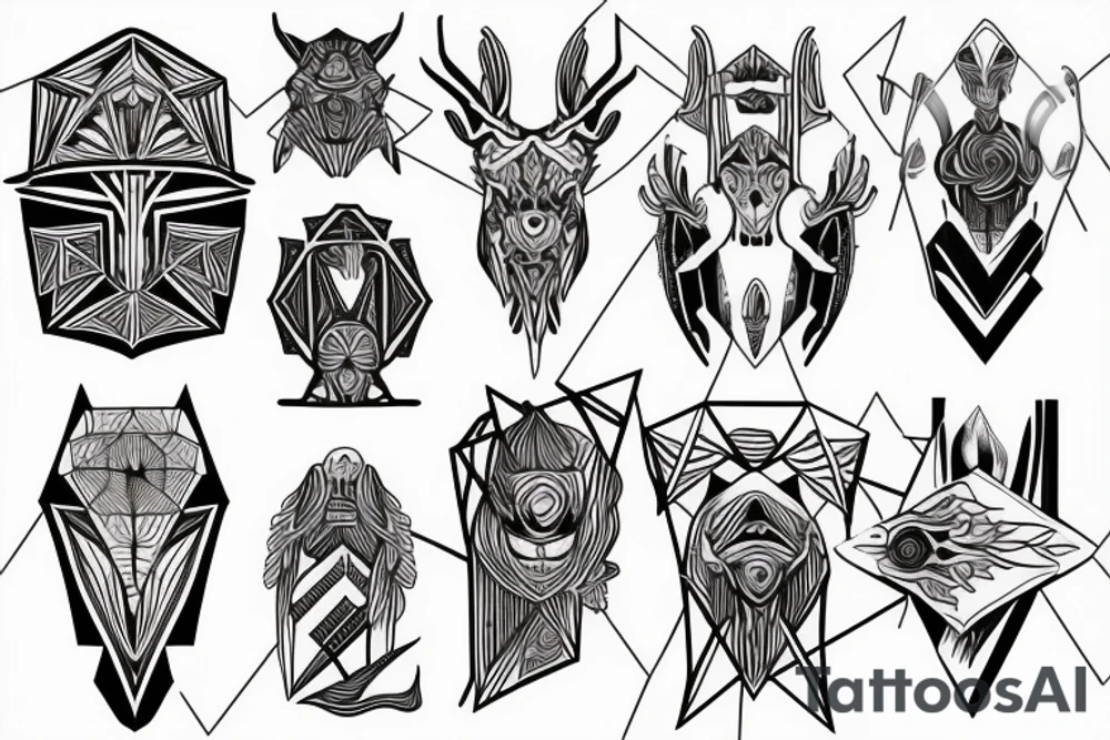 The house of wolves tattoo idea