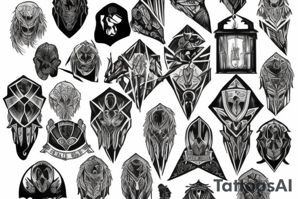 The house of wolves tattoo idea