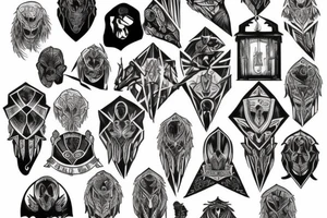 The house of wolves tattoo idea