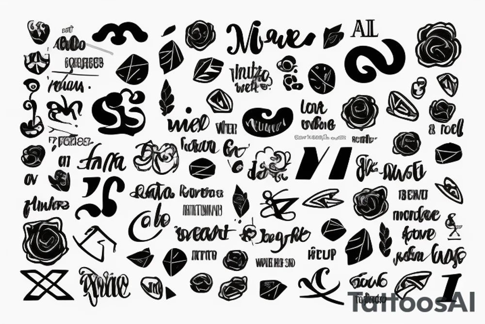 alquimetricos letters tattoo idea