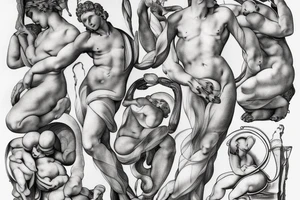Adams Creation by Michelangelo tattoo idea