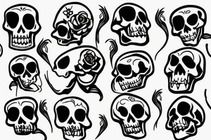 Skeleton tattoo idea