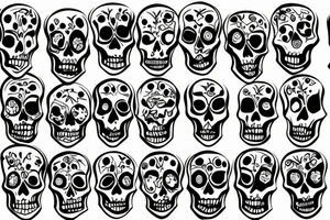 Skeleton tattoo idea