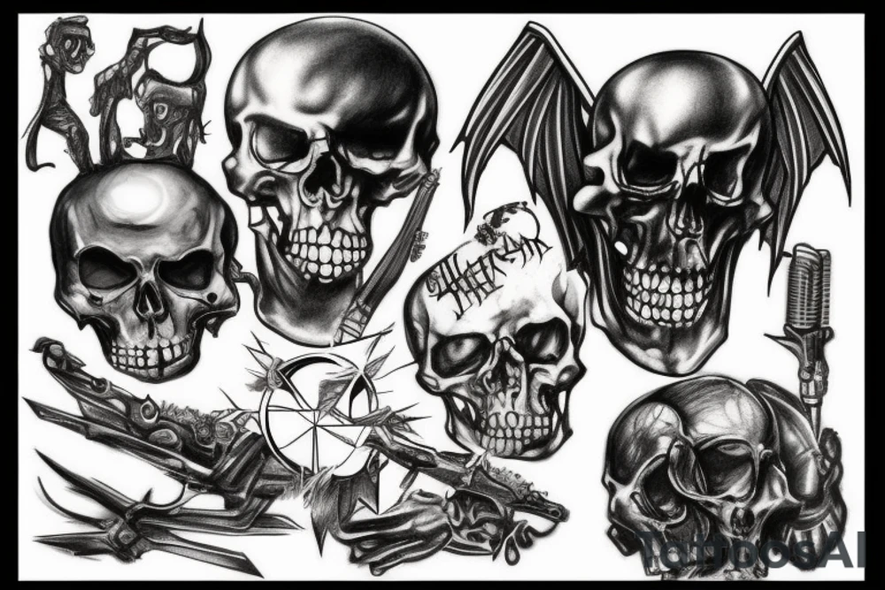 Avenged Sevenfold "This Means War" tattoo tattoo idea