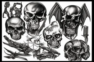 Avenged Sevenfold "This Means War" tattoo tattoo idea