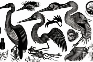 Anhinga tattoo idea