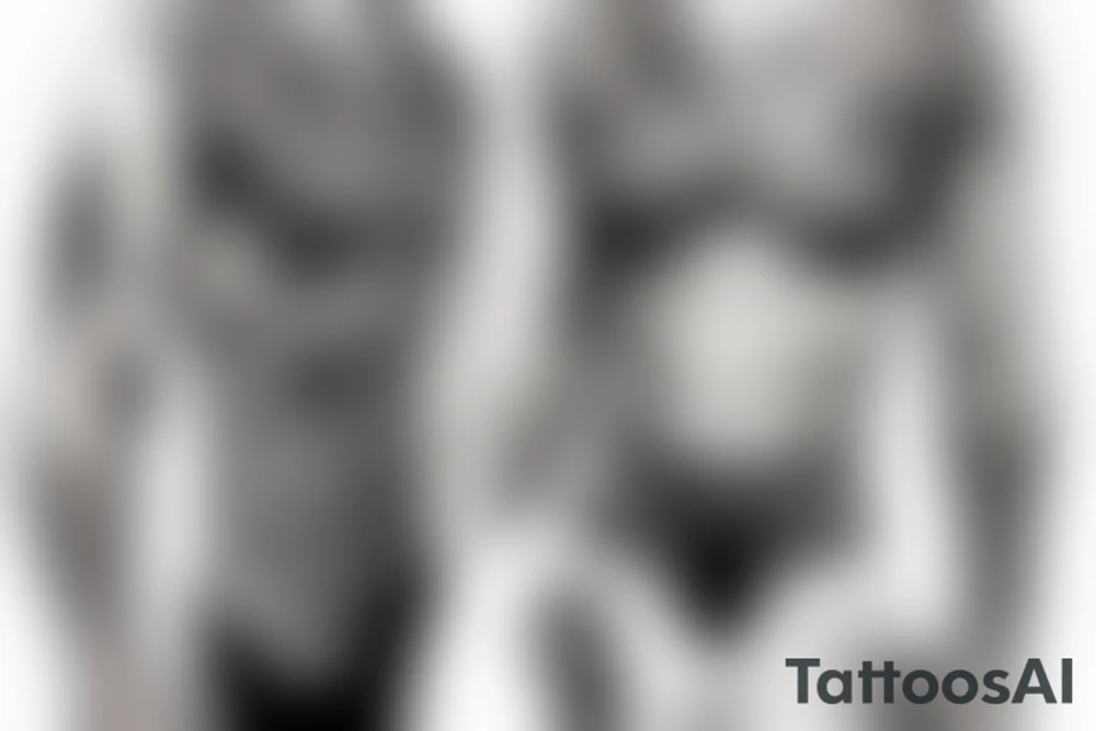 side rib tattoo on a male tattoo idea