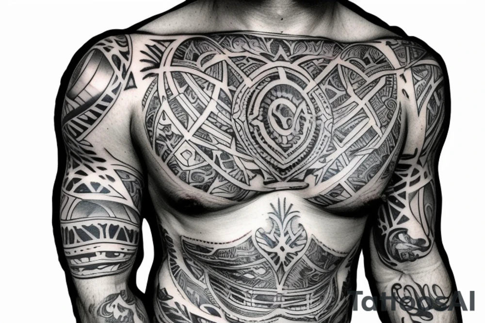 side rib tattoo on a male tattoo idea