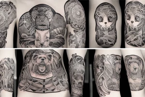 bear tattoo tattoo idea