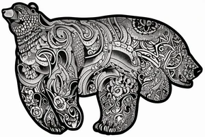 bear tattoo tattoo idea