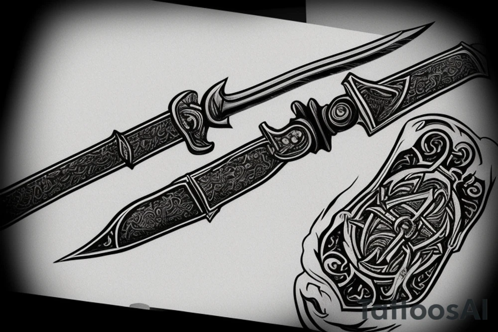 Eowyn’s sword from lord of the rings tattoo idea