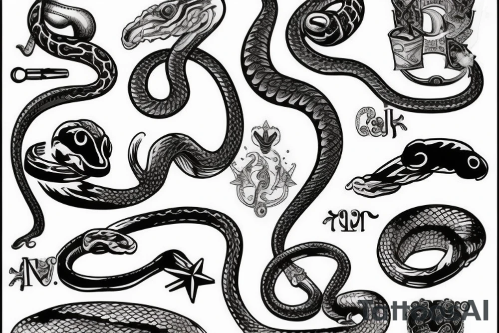Snake tattoo idea