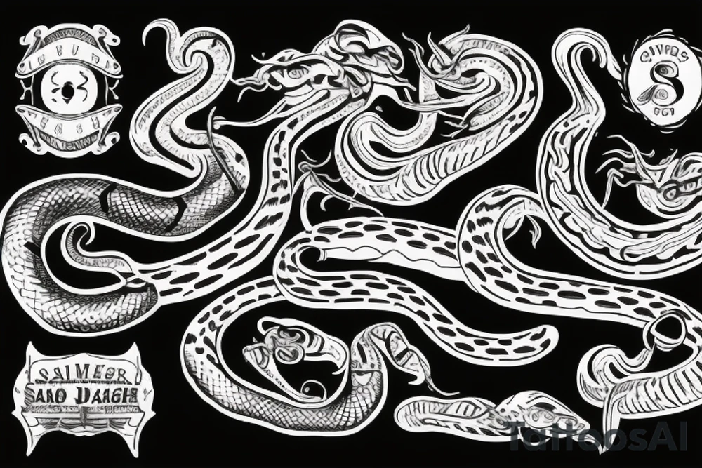 Snake tattoo idea