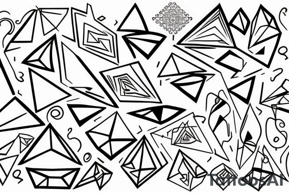 Geometric tattoo idea