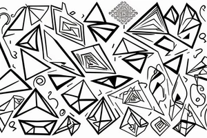 Geometric tattoo idea