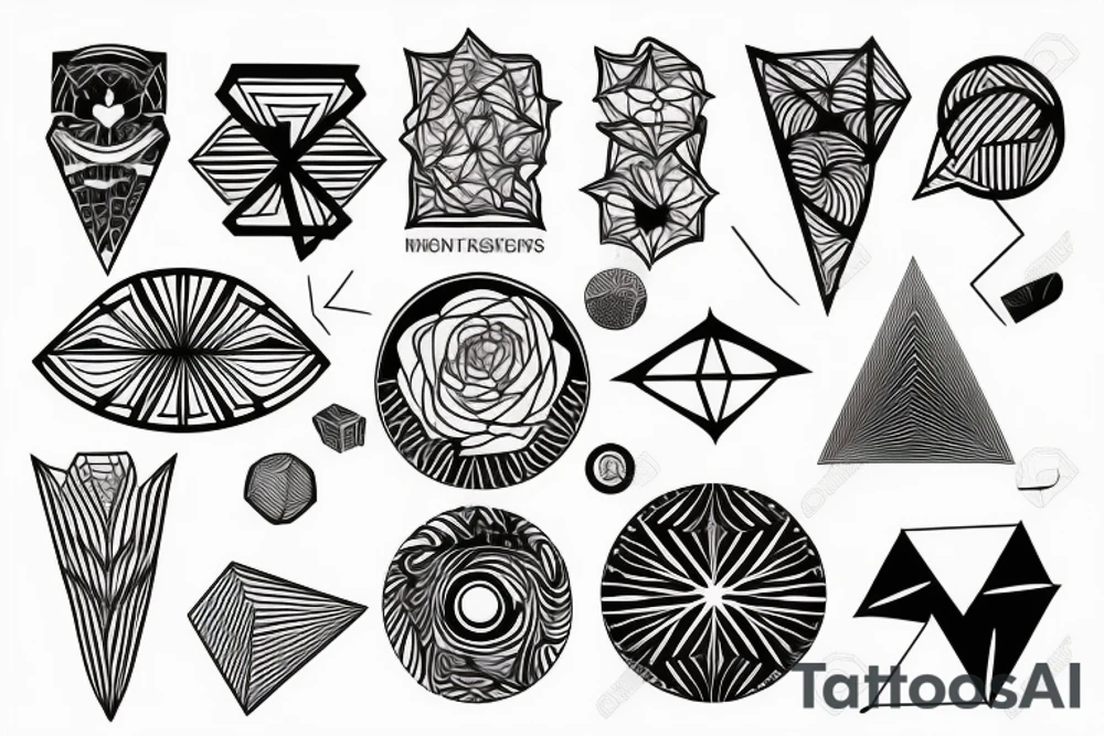 Geometric tattoo idea