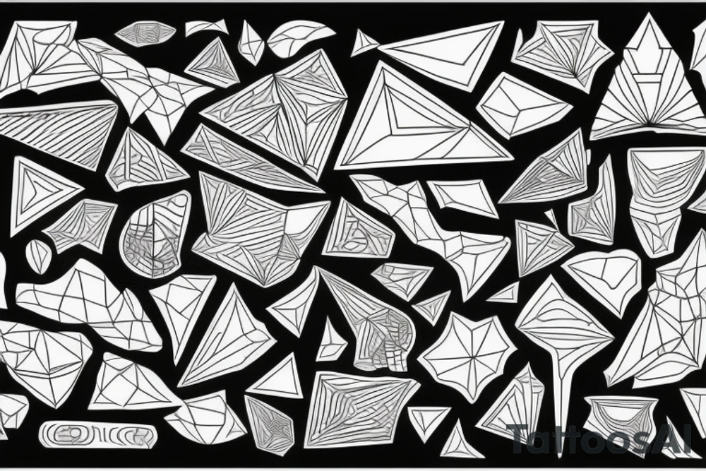 Geometric tattoo idea