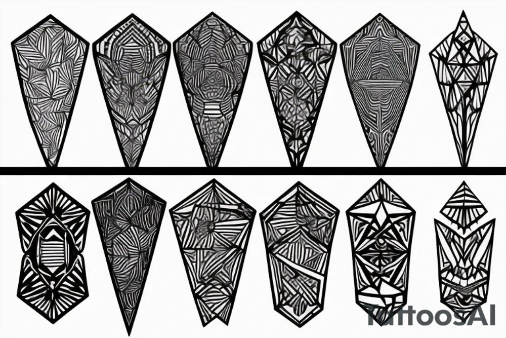Geometric tattoo idea