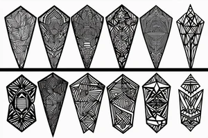 Geometric tattoo idea