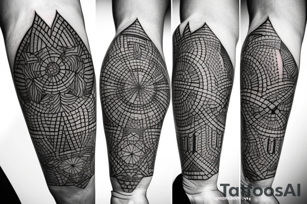 Geometric tattoo idea