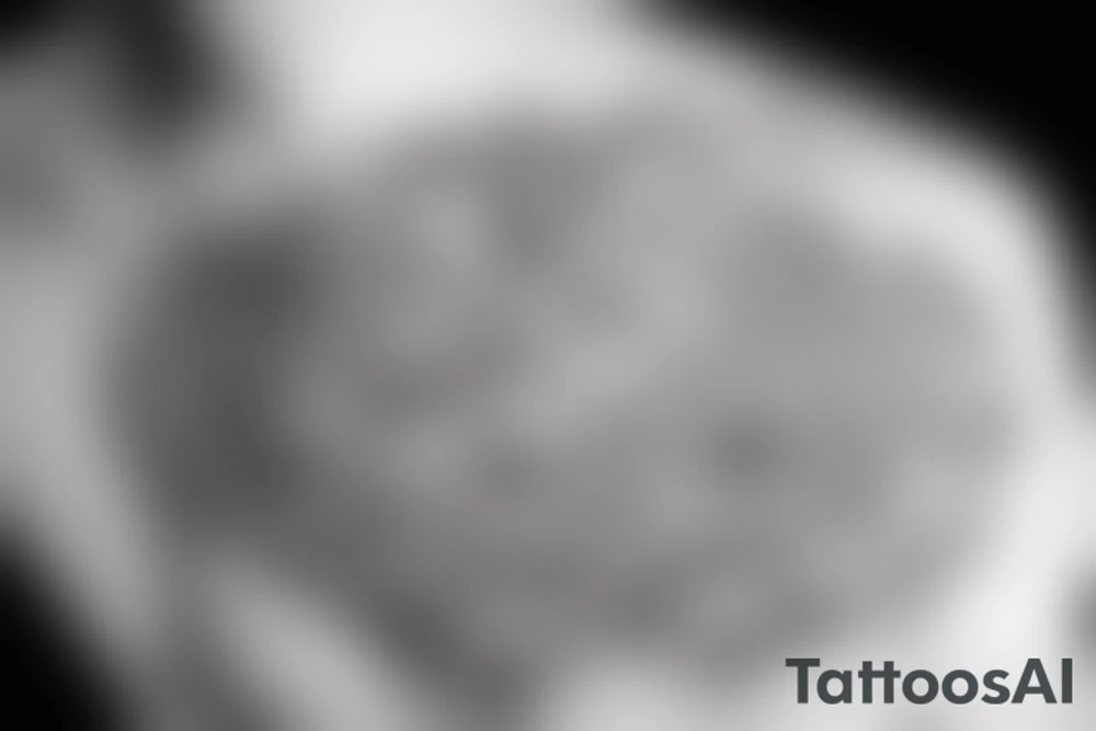 Geometric line tattoo idea
