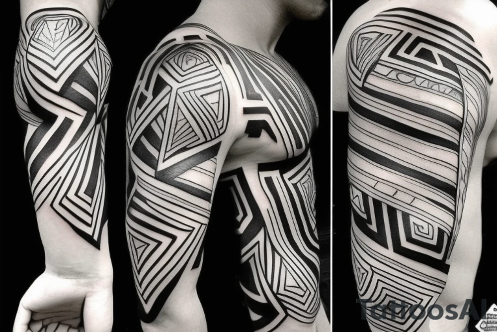 Geometric tattoo idea
