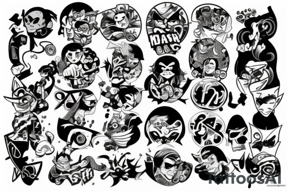 the numbers 619 tattoo idea