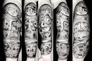 the numbers 619 tattoo idea