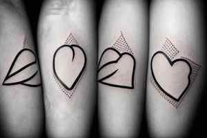 a hand crushing a heart tattoo idea