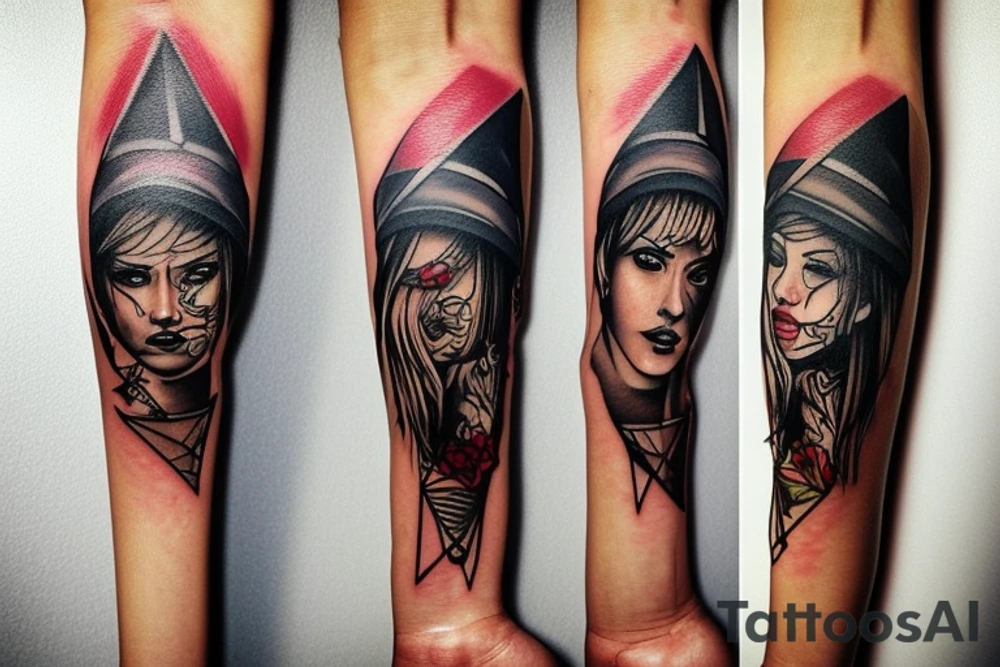 to continue the tattoo of multiple arrowheads on my forearm. graffiti-style tattoo idea