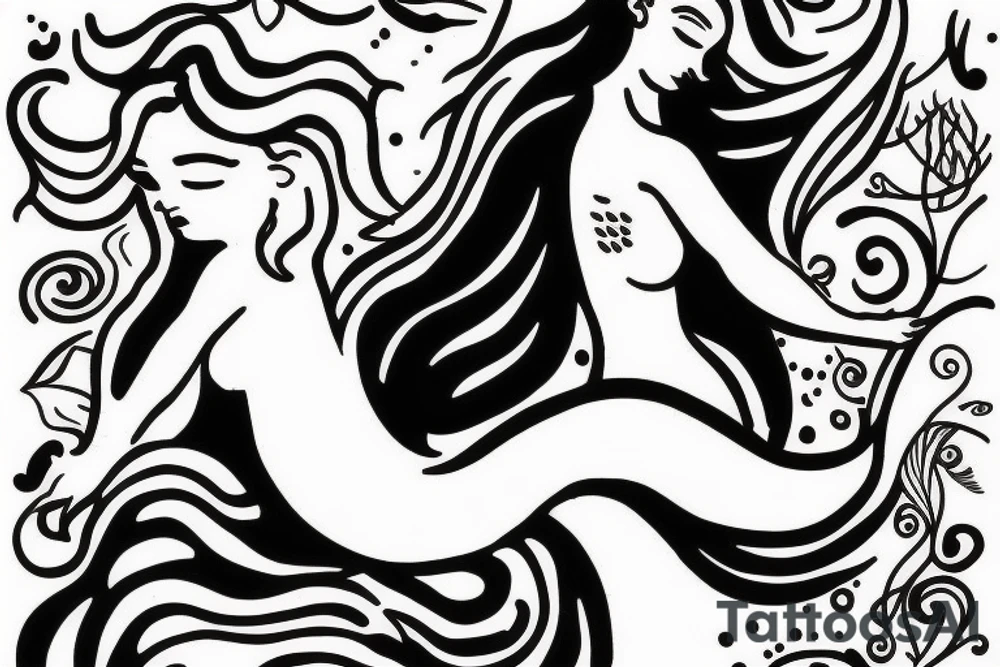sleeping mermaid with a beautiful tail
floating tattoo idea sleeping mermaid with a beautiful tail
floating tattoo idea