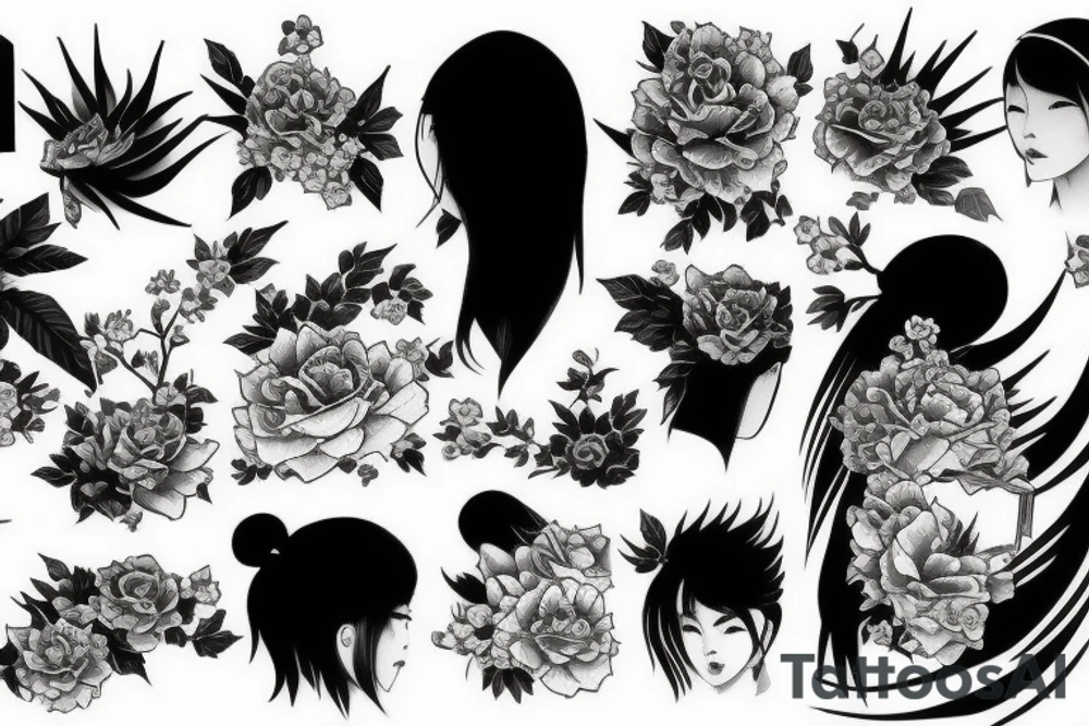 Japanese realism tattoo idea