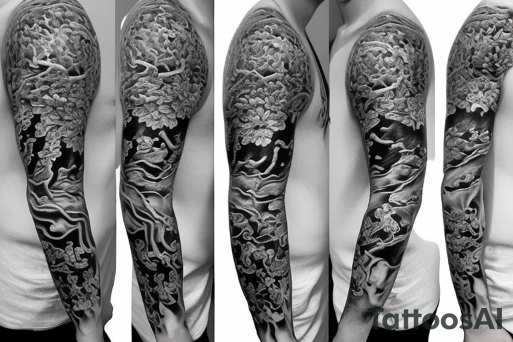 Japanese realism tattoo idea