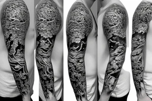 Japanese realism tattoo idea