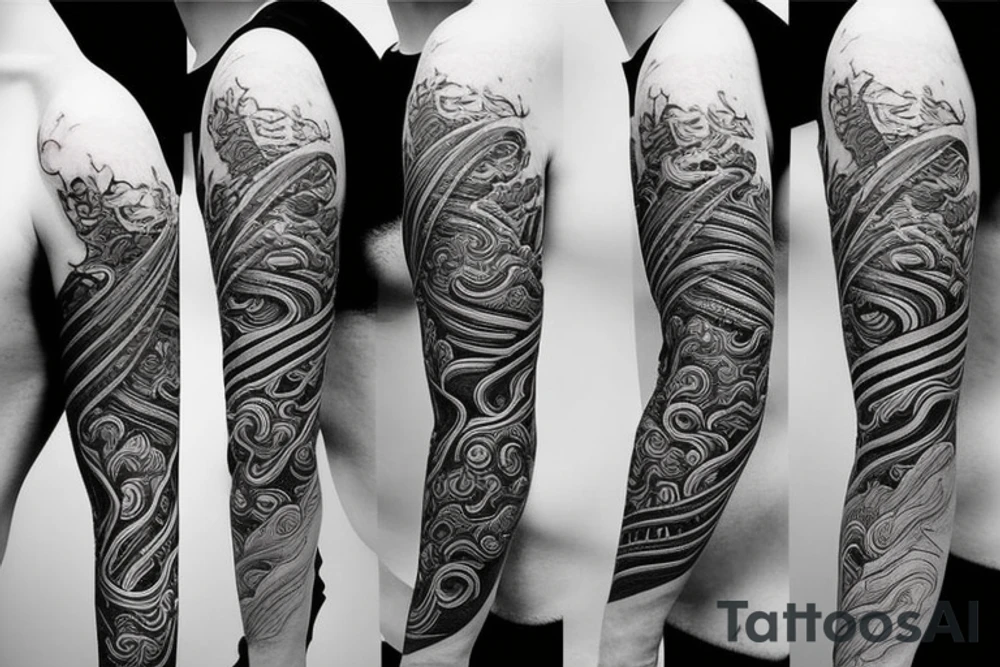 Samurai sword tattoo idea