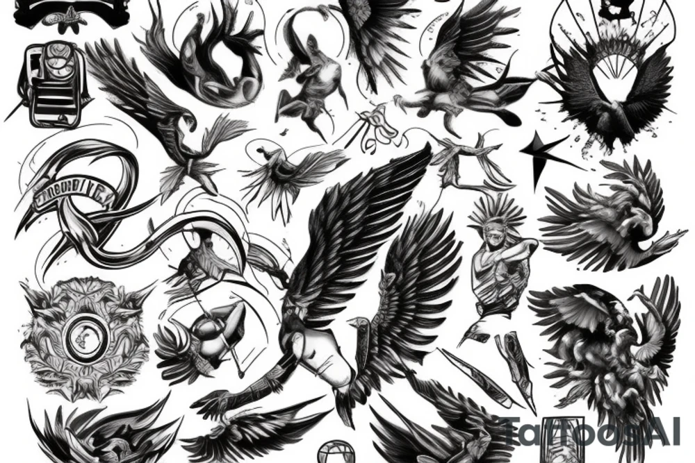 Icarus tattoo idea