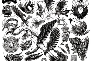 Icarus tattoo idea