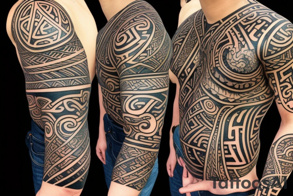 Ecosse Japon forêt gentillesse force bienveillance passion maori tattoo idea